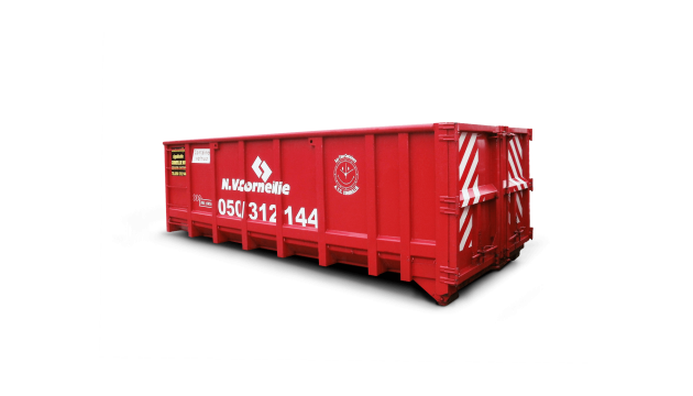 Afvalcontainer oud schrijnwerk 20m³