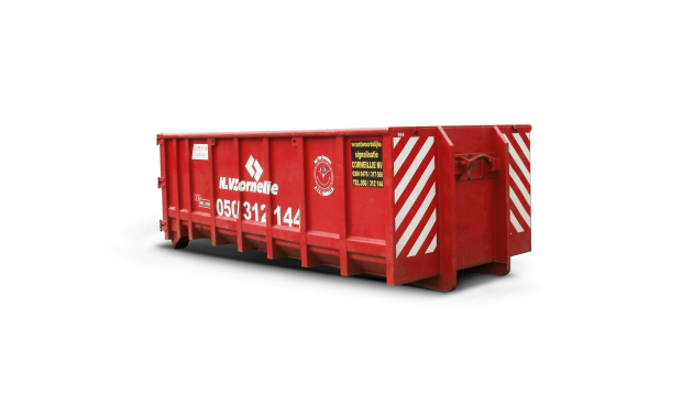Afvalcontainer papier en karton 25m³