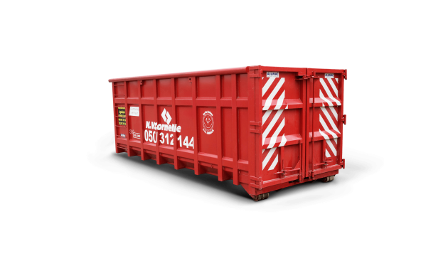 Afvalcontainer afbraakhout (B-hout) 30m³
