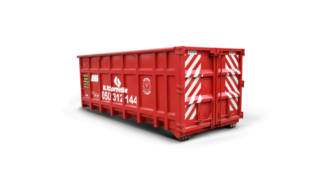 Afvalcontainer cellenbeton 30m³