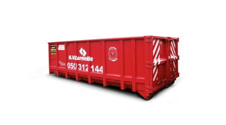 Afvalcontainer gemengd niet-gevaarlijk afval type 1 20m³