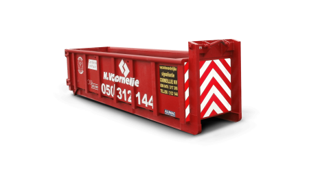 Afvalcontainer metaal 6m³